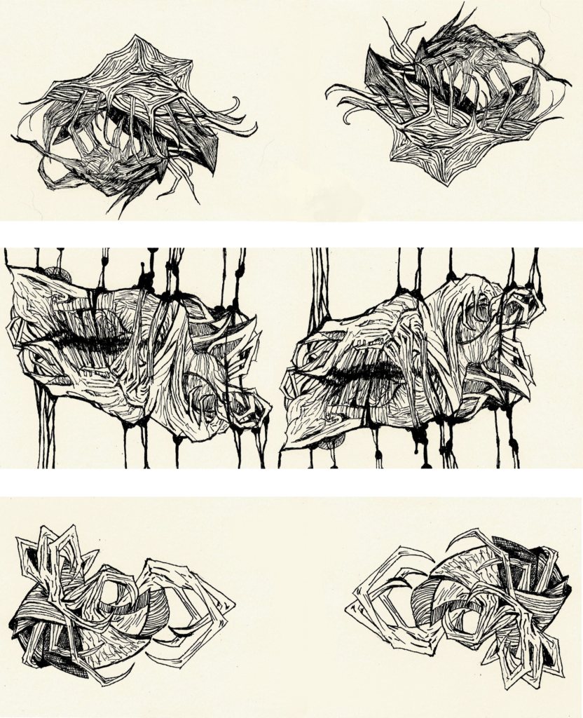 Burnish Point About Three Sketches Transparent Background